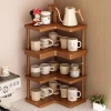Desktop shelf, corner cup storage rack on the countertop, tea cup, coffee cup, water cup, tea set, small cup holder on the table Application Scenario